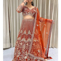 Lehenga collection "Shadiri" - Orange