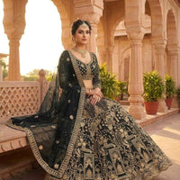 Lehenga collection "Shadiri" - Noir