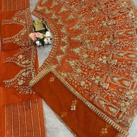 Lehenga collection "Shadiri" - Orange