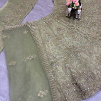 Lehenga collection "Shadiri" - Vert d’eau