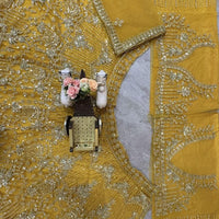 Lehenga collection "Shadiri" - Jaune moutarde