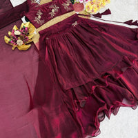 Lehenga Collection "Vimala" - Prune
