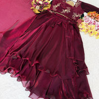Lehenga Collection "Vimala" - Prune