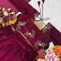 Lehenga Collection "Vimala" - Prune