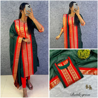 Punjabi "Kajol" - Vert bouteille
