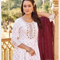 Anarkali Collection "Tara" - Blanc