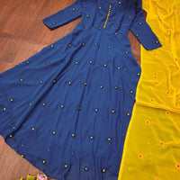 Anarkali Collection "Taleeta" - Bleu