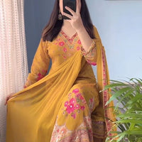 Punjabi "Nisha" - Jaune moutarde