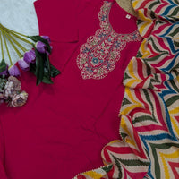 Punjabi "Avni" - Rose fuschia