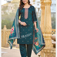 Punjabi "Anaya" - Bleu pétrol