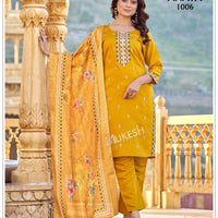 Punjabi "Anaya" - Jaune moutarde