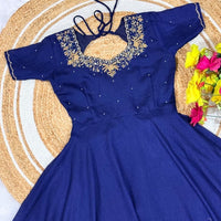 Anarkali Collection "Bhavani" - Bleu marine