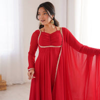 Anarkali Collection "Rajeely" - Rouge
