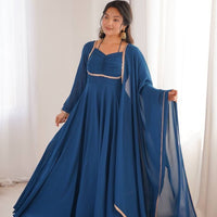 Anarkali Collection "Rajeely" - Bleu