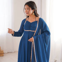 Anarkali Collection "Rajeely" - Bleu