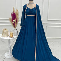 Anarkali Collection "Rajeely" - Bleu