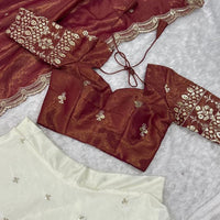 Lehenga collection "Pryanka" - Bordeaux