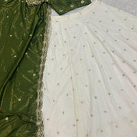 Lehenga collection "Pryanka" - Vert olive