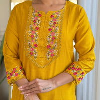 Punjabi Collection "Gwendali" - Jaune moutarde