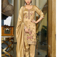 Punjabi "Laleeta" - Beige doré
