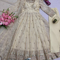 Anarkali/Robe Collection "Indra" - Beige