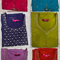 Anarkali "Anjana" - Bleu marine