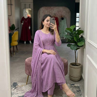 Anarkali "Anjana" - Lavende