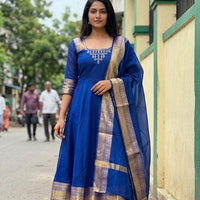 Anarkali Collection "Bala" - Bleu roi