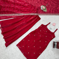 Punjabi "Ranee" - Rouge bordeaux