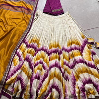 Lehenga collection "Anahitha" - Prune