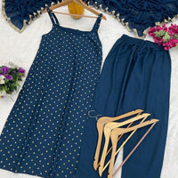 Punjabi "Dana" - Bleu marine