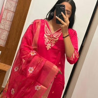 Punjabi "Lalitha" - Rose fuschia