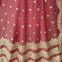 Lehenga collection "Riya" - Rose pêche