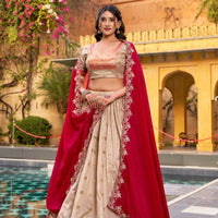 Lehenga collection "Vedaa" - Beige