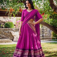 Lehenga collection "Nirupa" - Rose fuschia