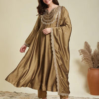 Anarkali Collection "Disha" - Kaki Doré