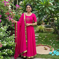 Anarkali Collection "Minaka" - Rose
