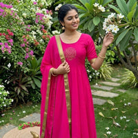 Anarkali Collection "Minaka" - Rose