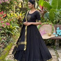 Anarkali Collection "Minaka" - Noir