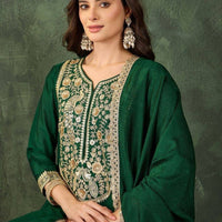 Punjabi "Faiza" - Vert Emeraude