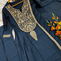Punjabi "Faiza" - Bleu nuit