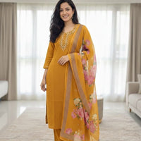 Punjabi "Dounisha" - Jaune safran