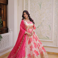 Anarkali Collection "Priya" - Beige/crème