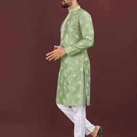 Kurta "Déva" - Vert sauge