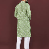 Kurta "Déva" - Vert sauge