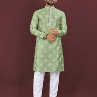 Kurta "Déva" - Vert sauge