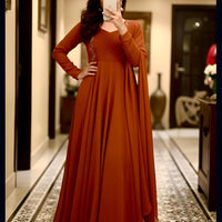 Anarkali Collection "Kama" - Terracota