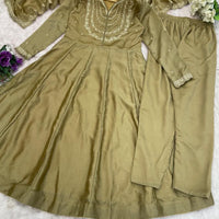 Anarkali Collection "Disha" - Kaki Doré