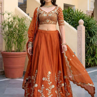 Lehenga collection "Dipriya" - Orange