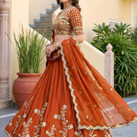 Lehenga collection "Dipriya" - Orange